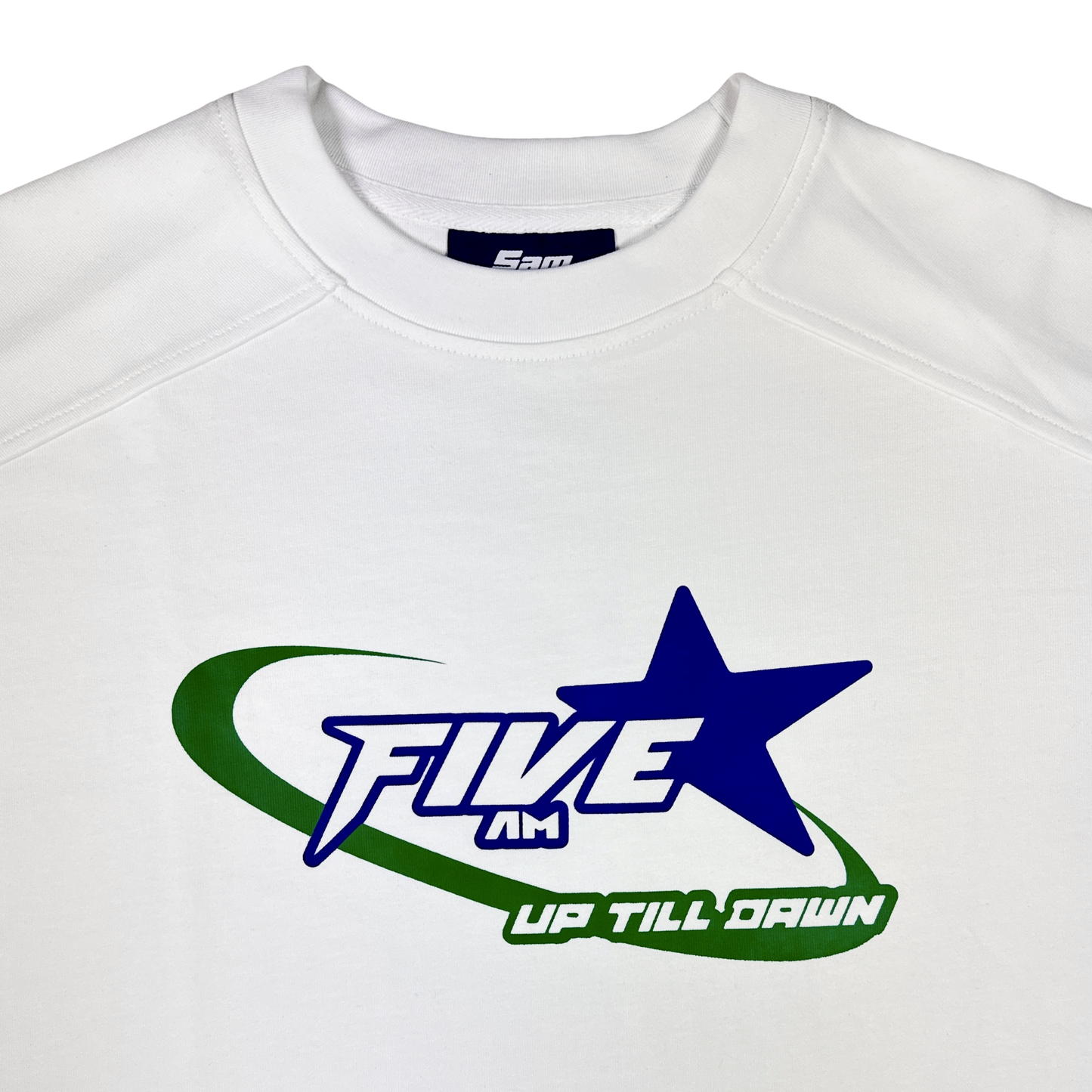 UP TILL DAWN T'SHIRT WHITE - 5AM