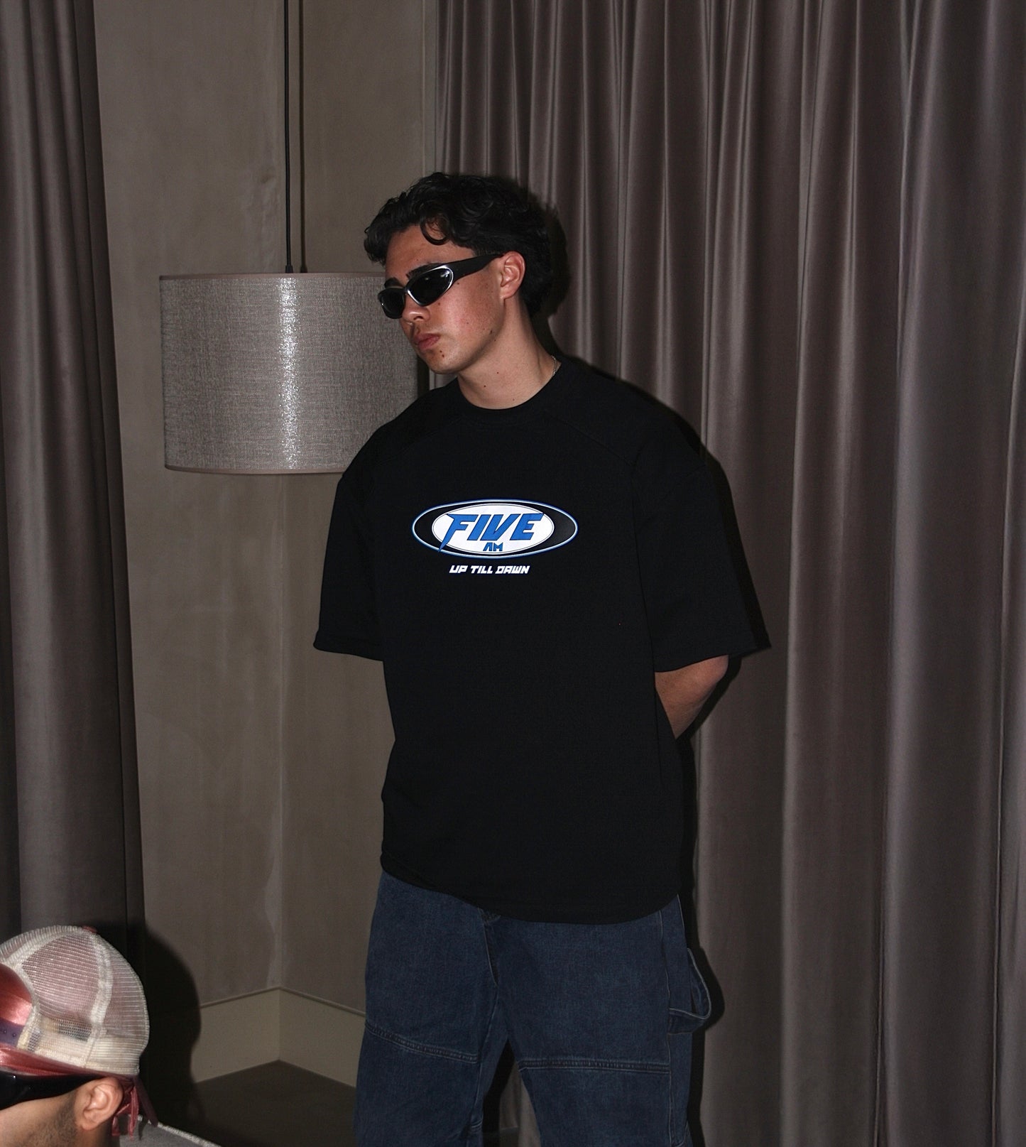 UP TILL DAWN T'SHIRT BLACK - 5AM