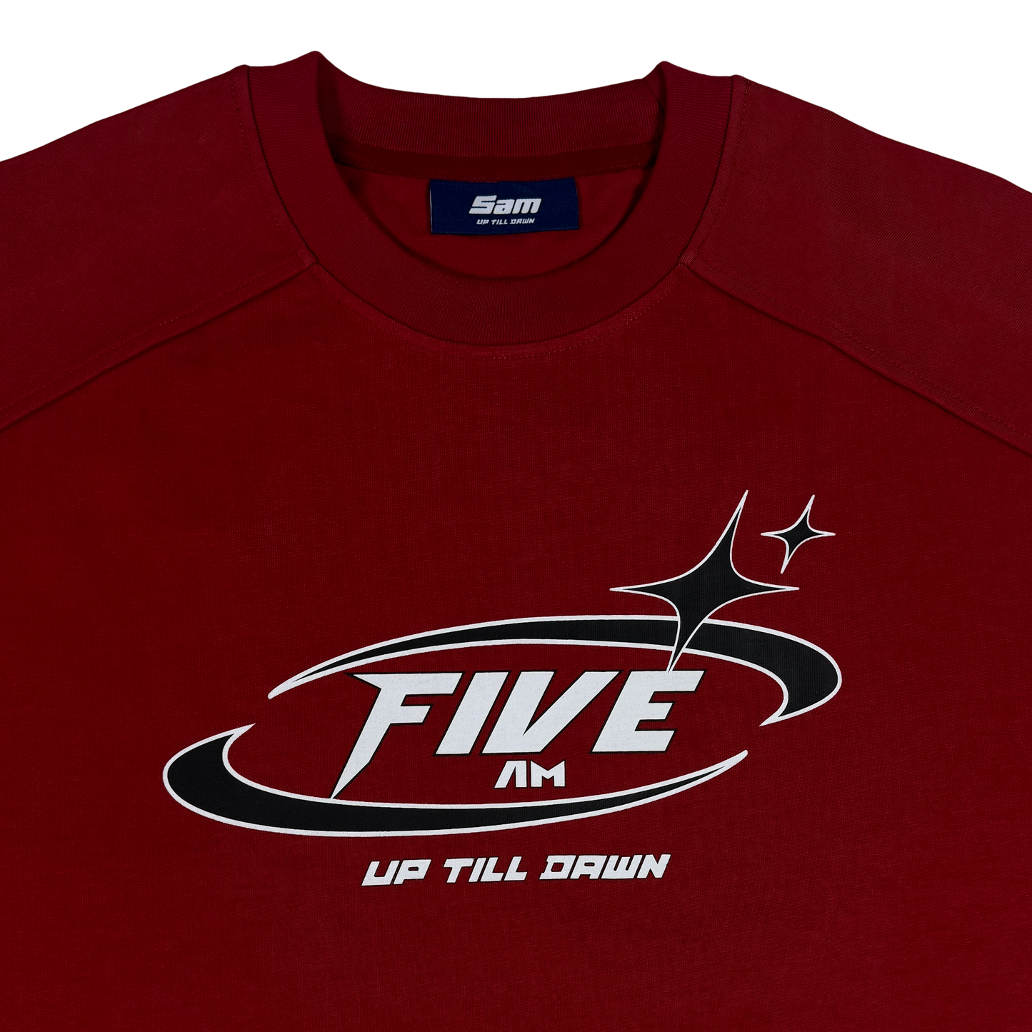 UP TILL DAWN T'SHIRT RED - 5AM
